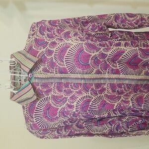 Haute Hippie Button  down Tunic Top